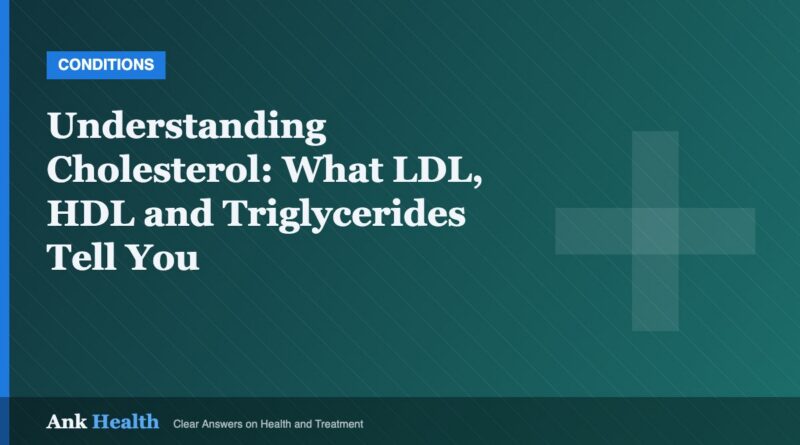 Understanding Cholesterol: What LDL, HDL and Triglycerides Tell You